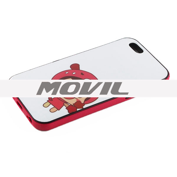 NP-2373  Lindo TPU  PC  funda para iPhone 6-1